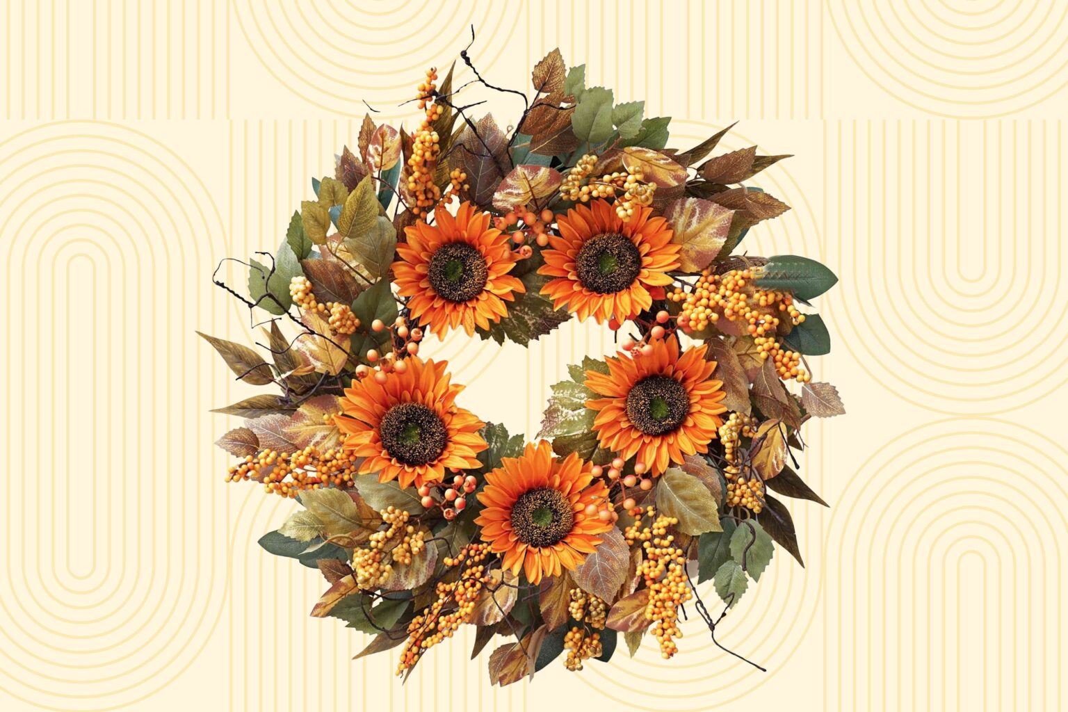 Amazon's New Fall Wreaths Look Way More Expensive Than They Are (They Start at Just $12!)