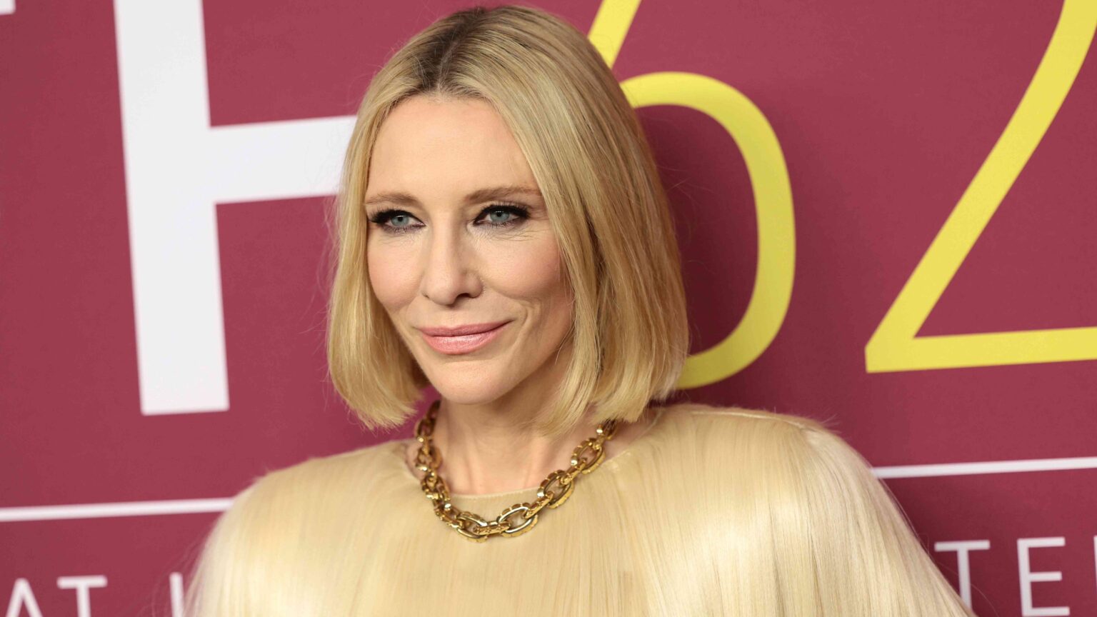 Cate Blanchett Wore a Top Made Completely Out of Blonde Hair Extensions