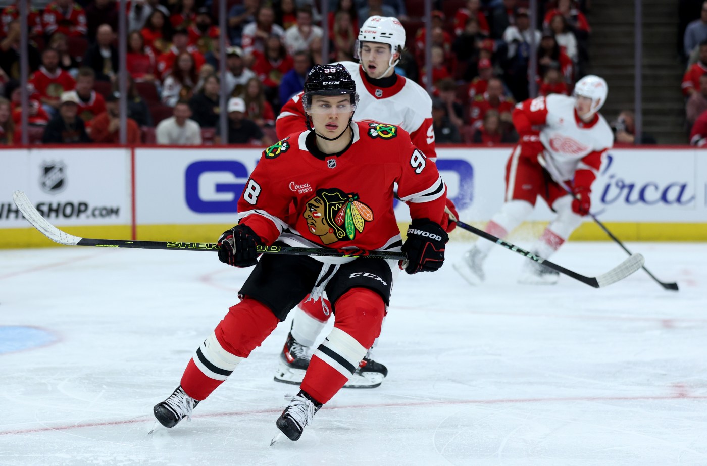 Chicago Blackhawks show new-look lineup for Connor Bedard in preseason opener against the Detroit Red Wings