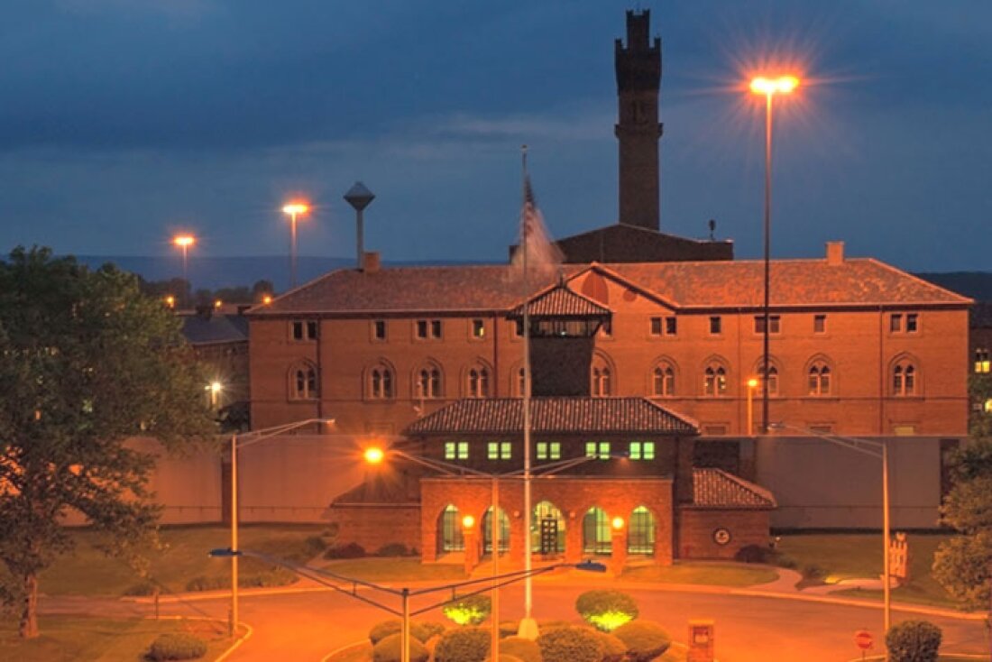 Lewisburg federal penitentiary in central Pennsylvania.