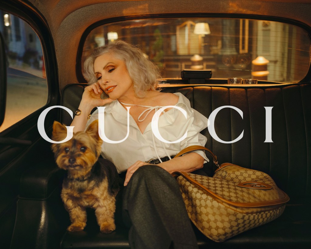 Gucci Cruise 2025 : Debbie Harry by Nan Goldin