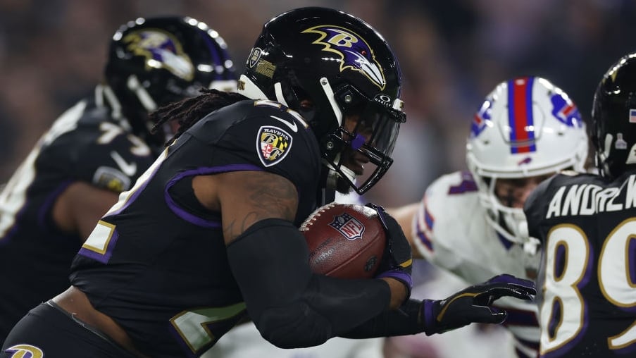 Derrick Henry sets Ravens record for longest run on Baltimore’s first snap