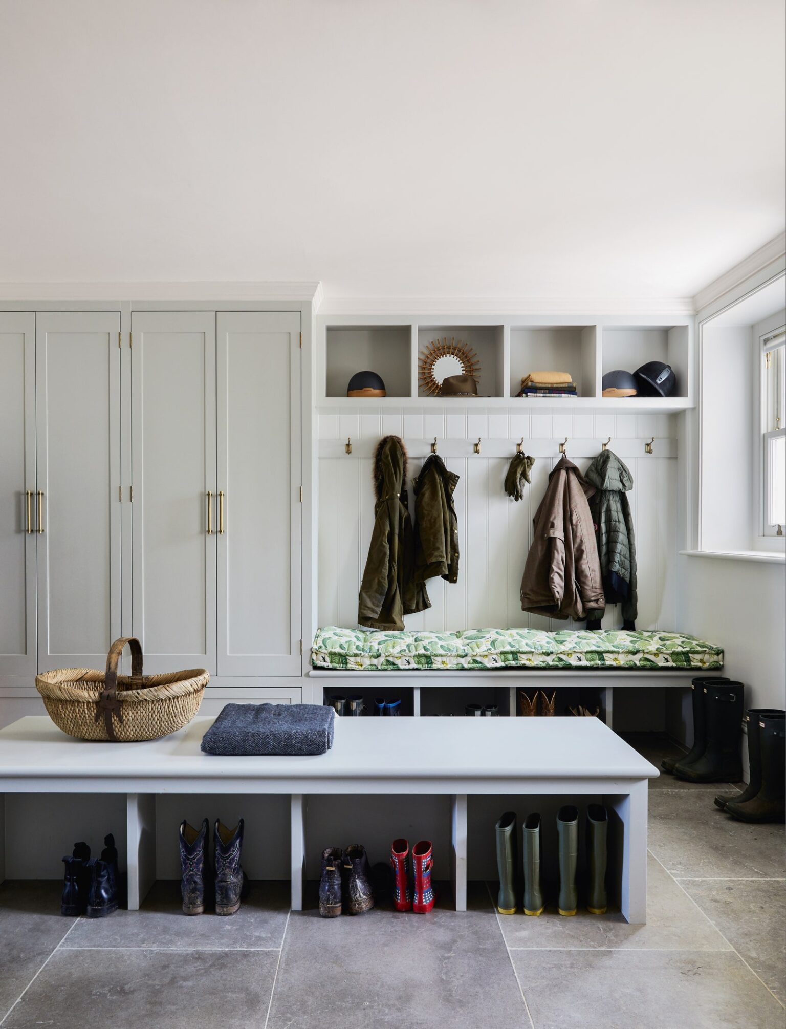 Boot room ideas this boot room was designed by Bunny's studio Turner Pocock for a waterside house in Berkshire