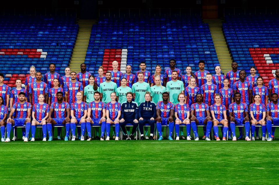 Crystal Palace left a former Arsenal star out of their new team photo