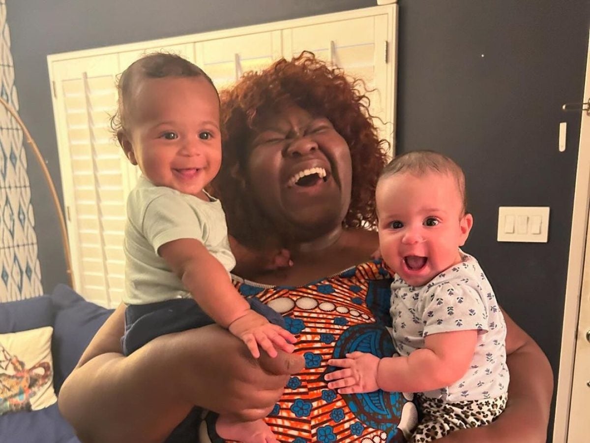 Gabourey Sidibe's Husband, Brandon Frankel, Shares A Cute Photo Of Their Twins