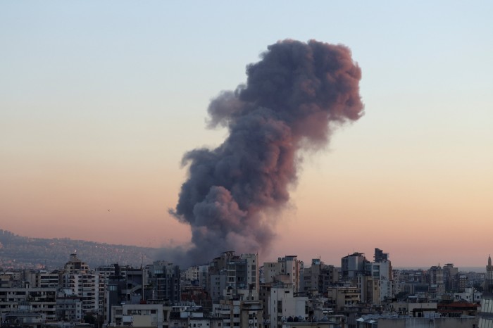 Israel says it hit Hizbollah headquarters with Beirut air strikes