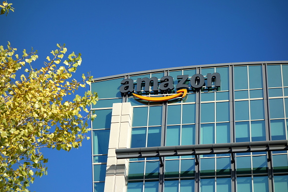 Amazon corporate office building in Sunnyvale, California.