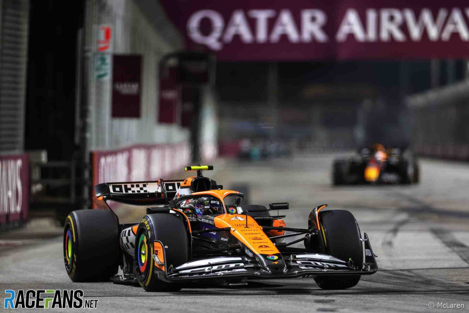 Lando Norris, McLaren, Singapore, 2024