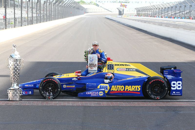 Race winner Alexander Rossi, Herta - Andretti Autosport Honda