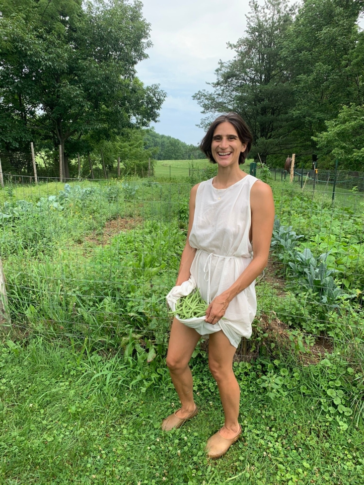 Sandeep at Meadowburn Farm in 2020. Photograph by Sita Bhuller, from Moving to the Country: A City Girl Finds Hope and Harvest at Meadowburn Farm.