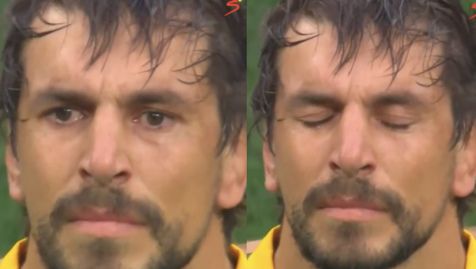 Eben Etzebeth cries