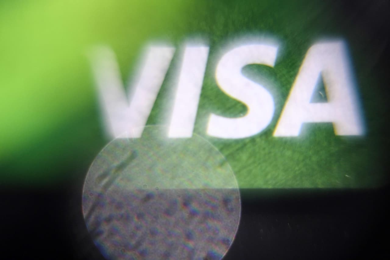 Visa stock slips on reports that it faces Justice Department antitrust lawsuit