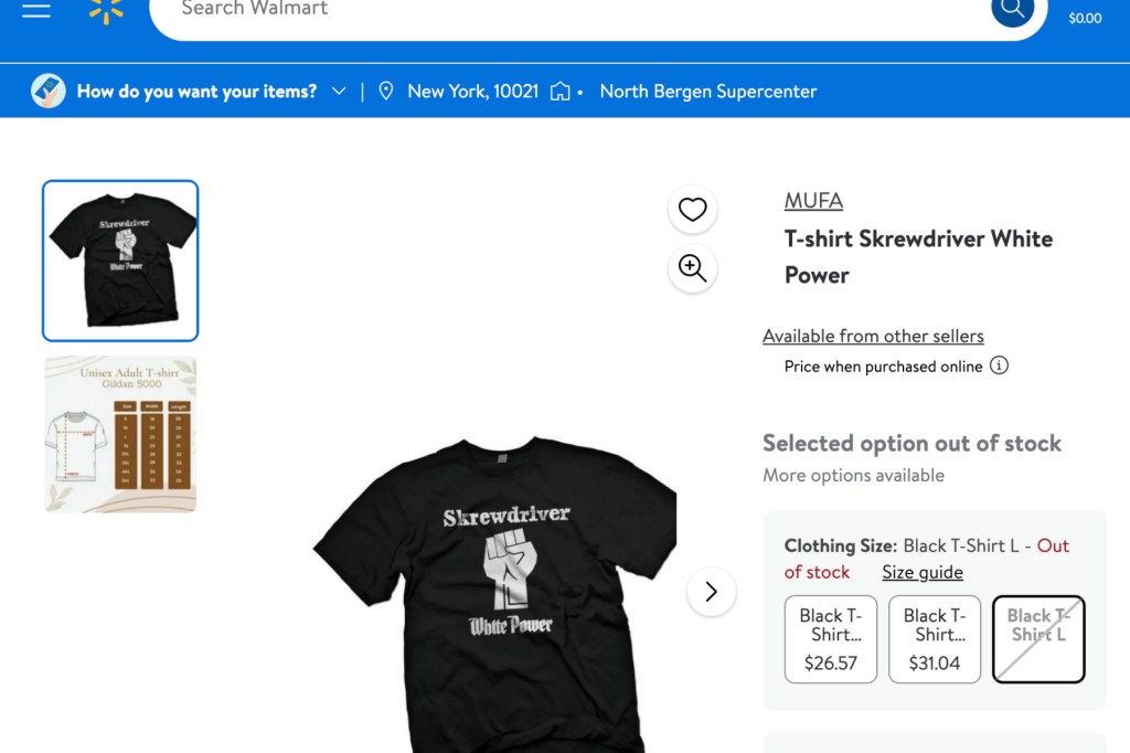 Why Was Walmart Selling White Nationalist T-Shirts?