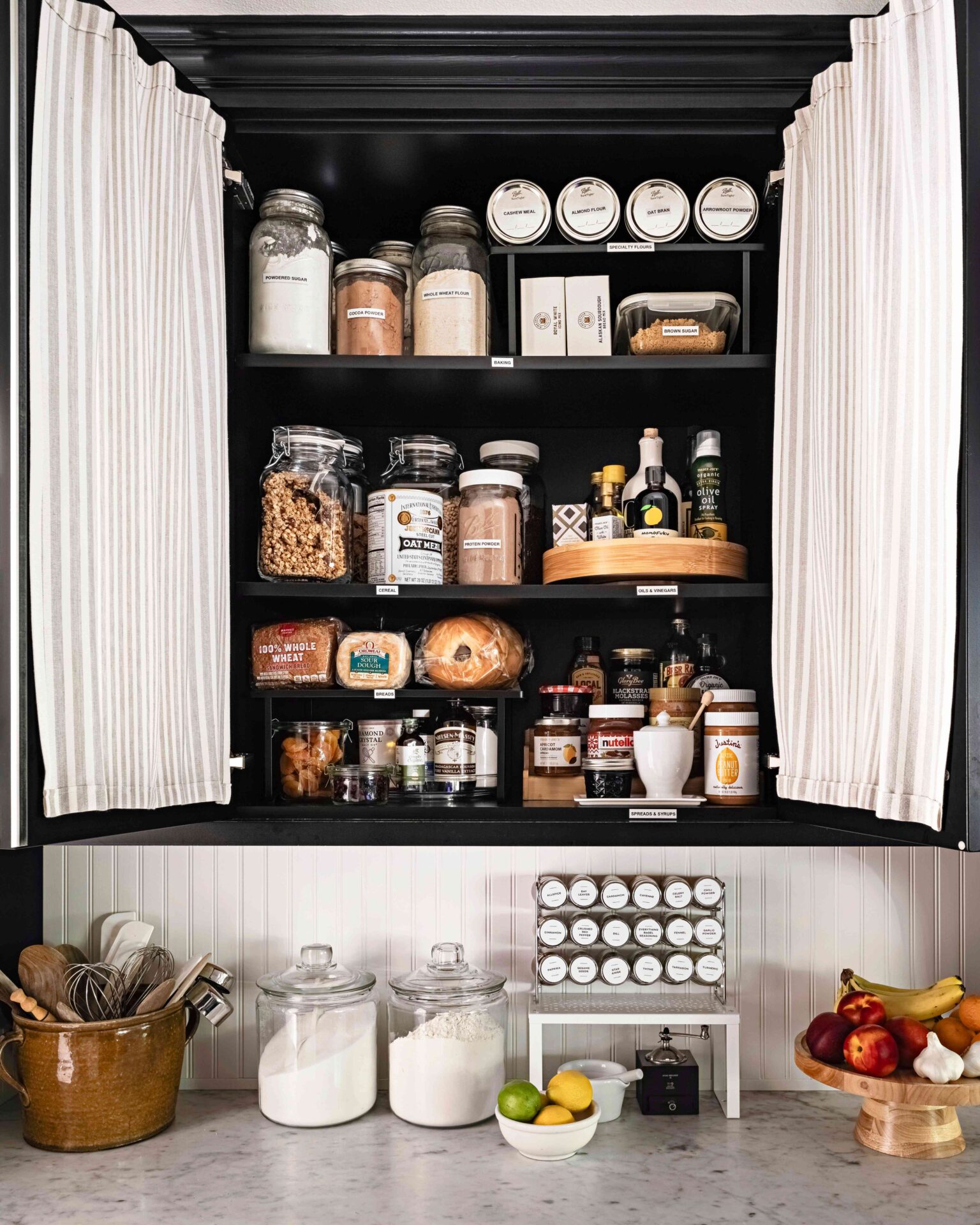 10 Ideas for Turning a Kitchen Cabinet into a Pantry