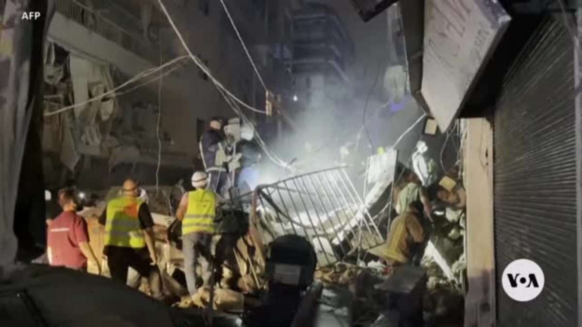 US calls operations 'targeted' as Israel strikes central Beirut