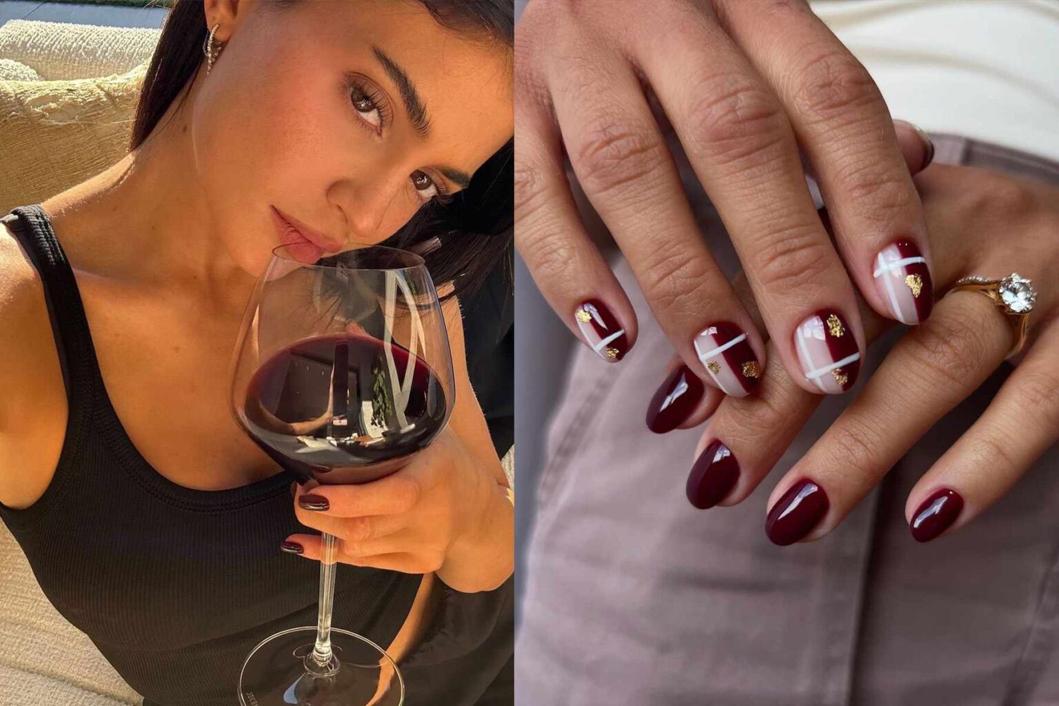 20 Red Wine Nail Looks for a Vampy Fall Vibe