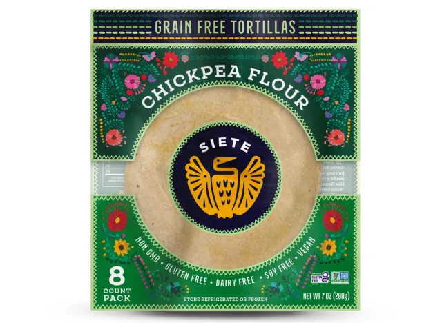 siete chickpea flour tortillas