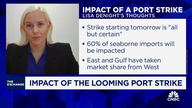 A multi-week port strike could have 'cascade effects' on supply chains, says Newmark's Lisa DeNight