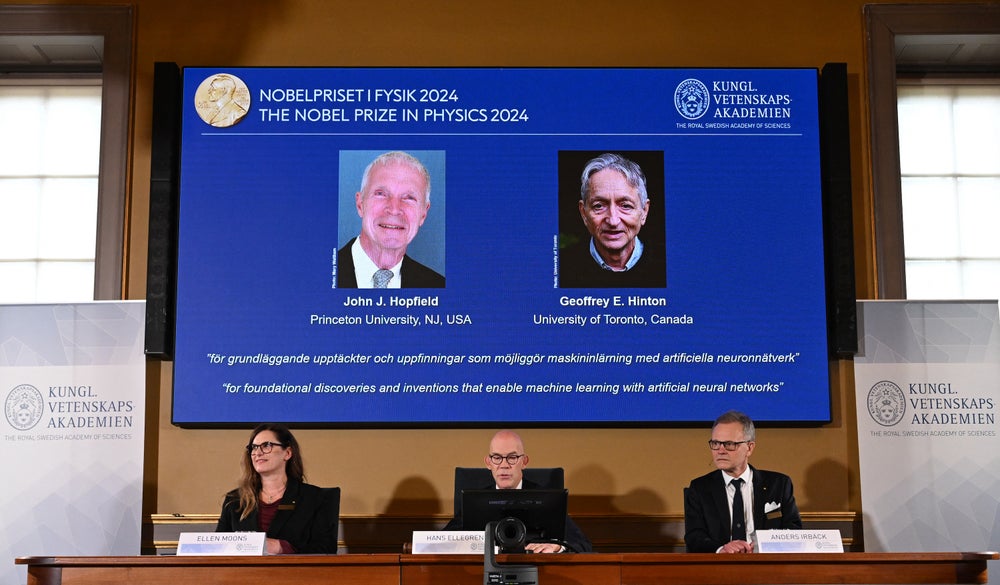 AI Pioneers Win $1.06 Million, 2024 Nobel Prize in Physics | Entrepreneur