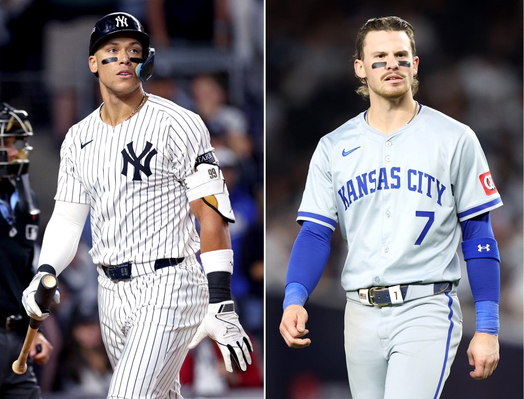 Aaron Judge, Bobby Witt Jr. falling short of MVP expectations in ALDS showdown