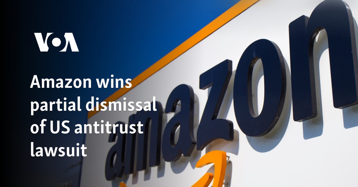 Amazon wins partial dismissal of US antitrust lawsuit