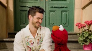 Andrew Garfield and Elmo, "Sesame Street" (Max)