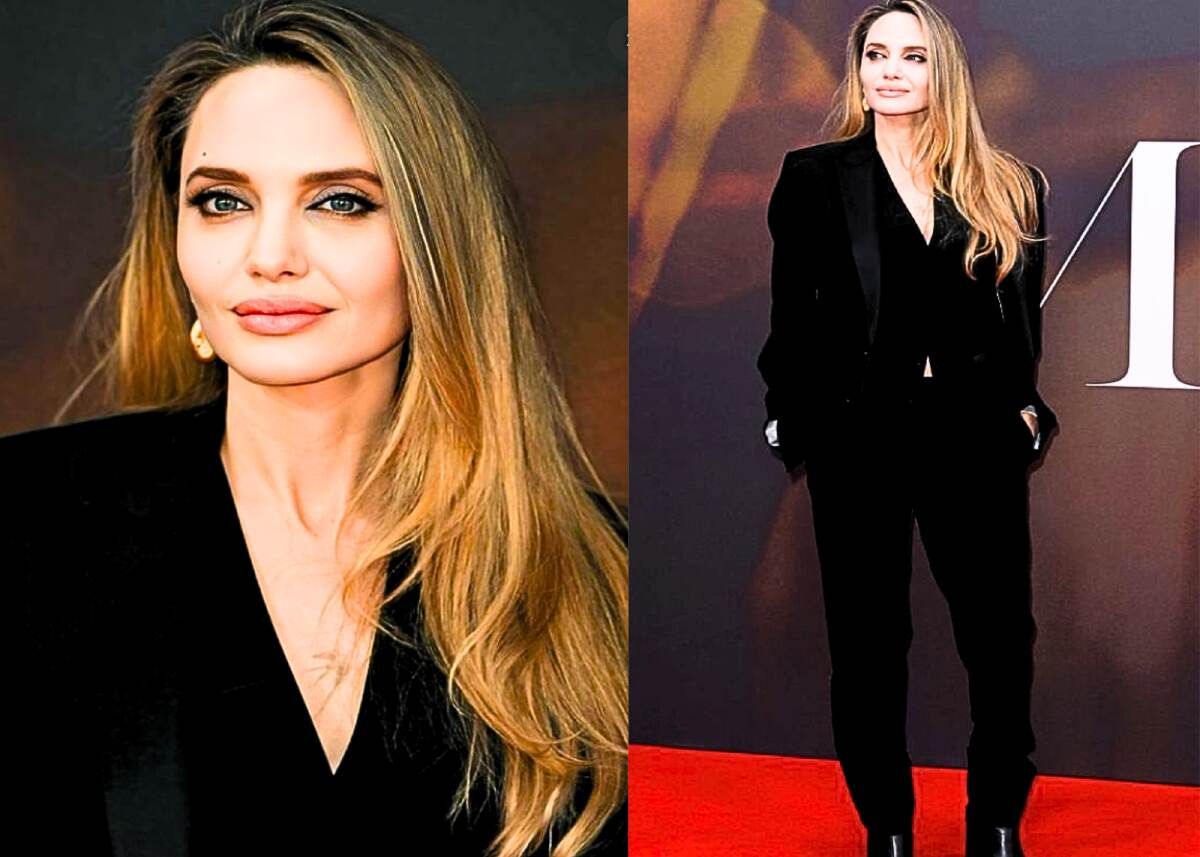 Angelina Jolie shines in tailored suit at London Film Festival