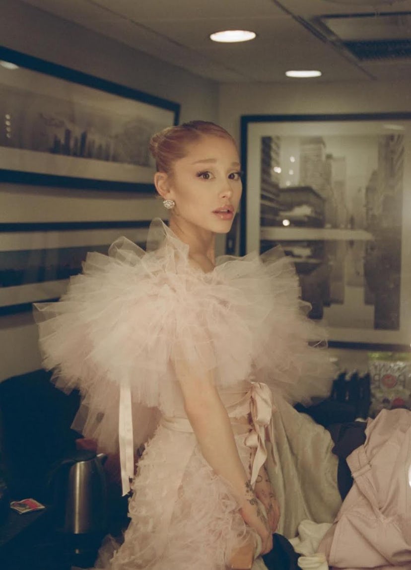 Ariana Grande's new signature hairstyle is the "side part ballerina bun."