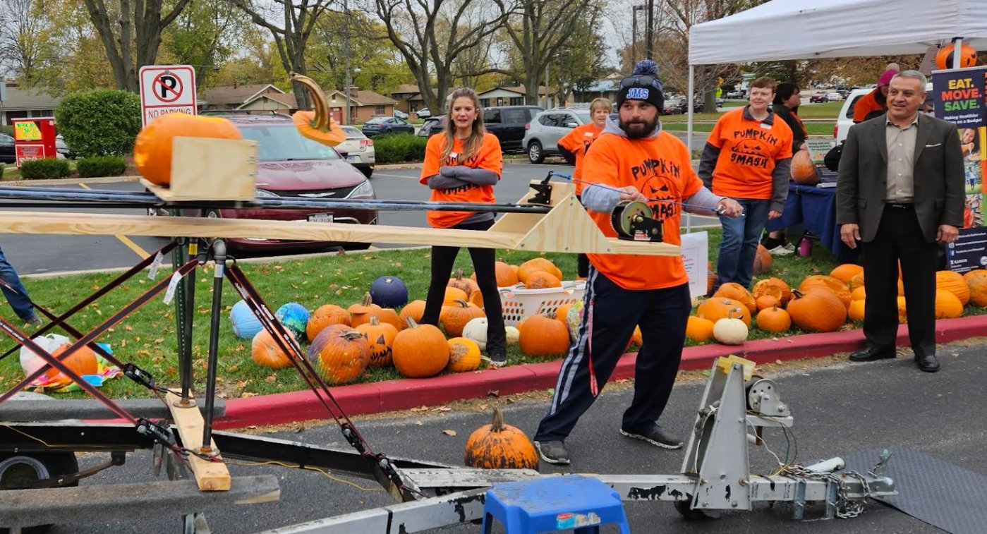 Aurora event offers smashing way to recycle pumpkins