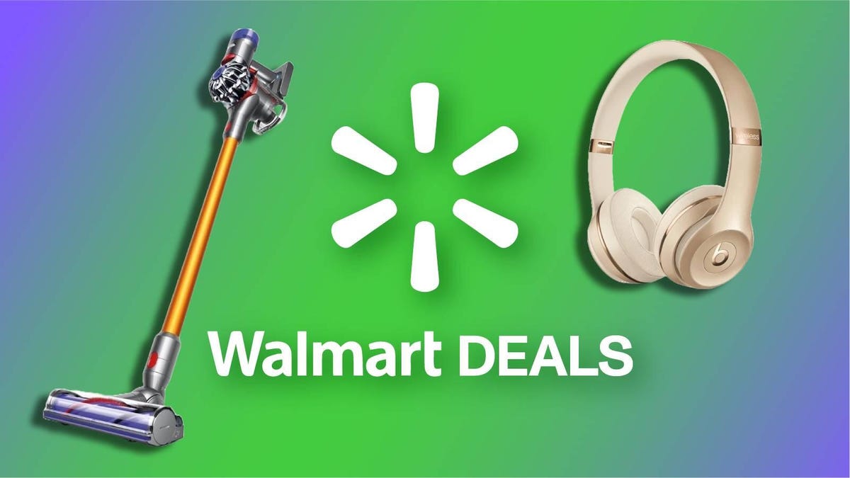 dyson vacuum, beats headphones, and walmart logo