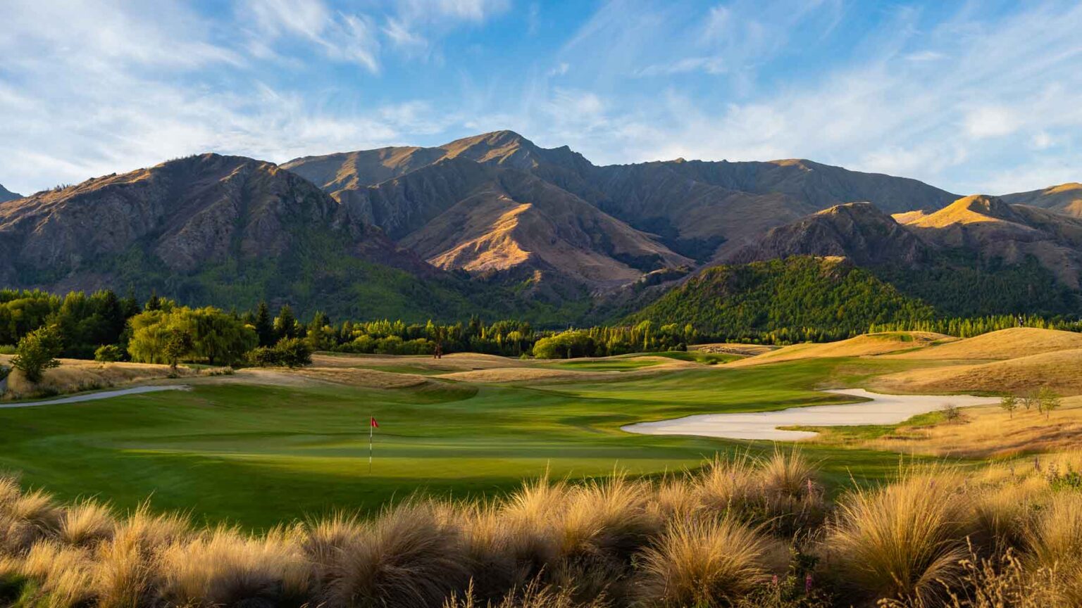 A rendering of a hole at The Hills, a high-end club on the South Island of New Zealand