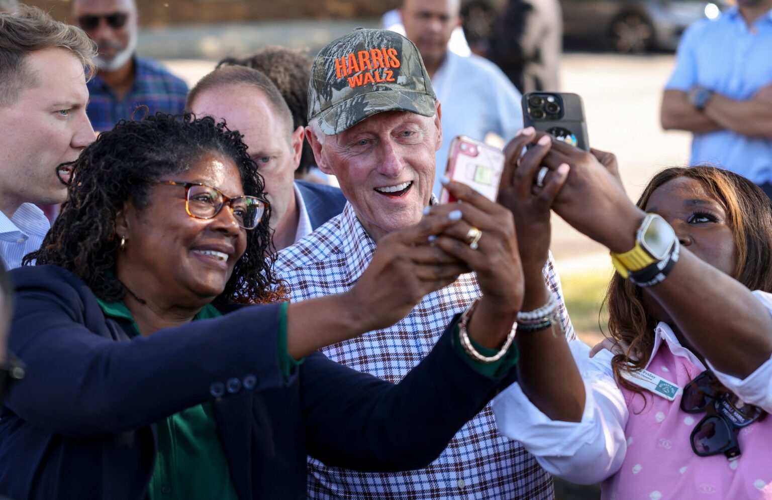 Bill Clinton campaigns for Kamala Harris at fish fry: ‘I don’t know if we can make it without Georgia’