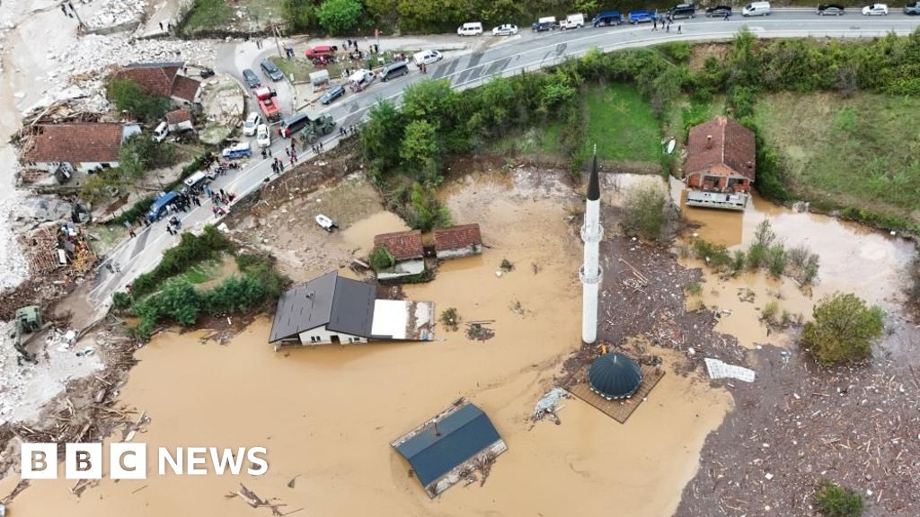 Bosnia floods and landslides leave 18 dead