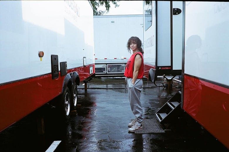 Sydney Sweeney as a boxer.