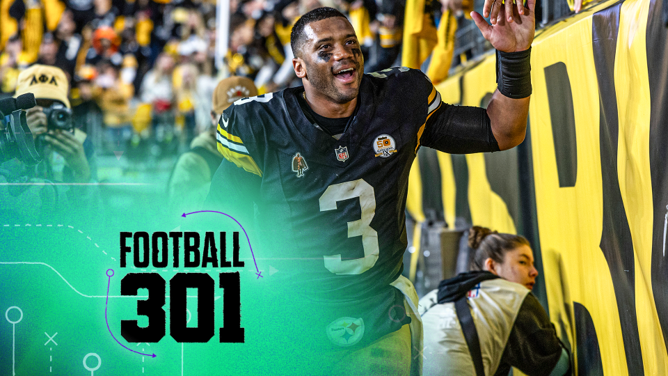 Pittsburgh Steelers quarterback Russell Wilson (3) high fives fans after an NFL football game, Sunday, Oct. 20, 2024, in Pittsburgh. (AP Photo/Matt Durisko)