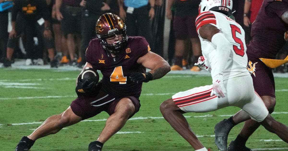 Cam Skattebo runs for 156 yards, Arizona State knocks off No. 16 Utah 27-19