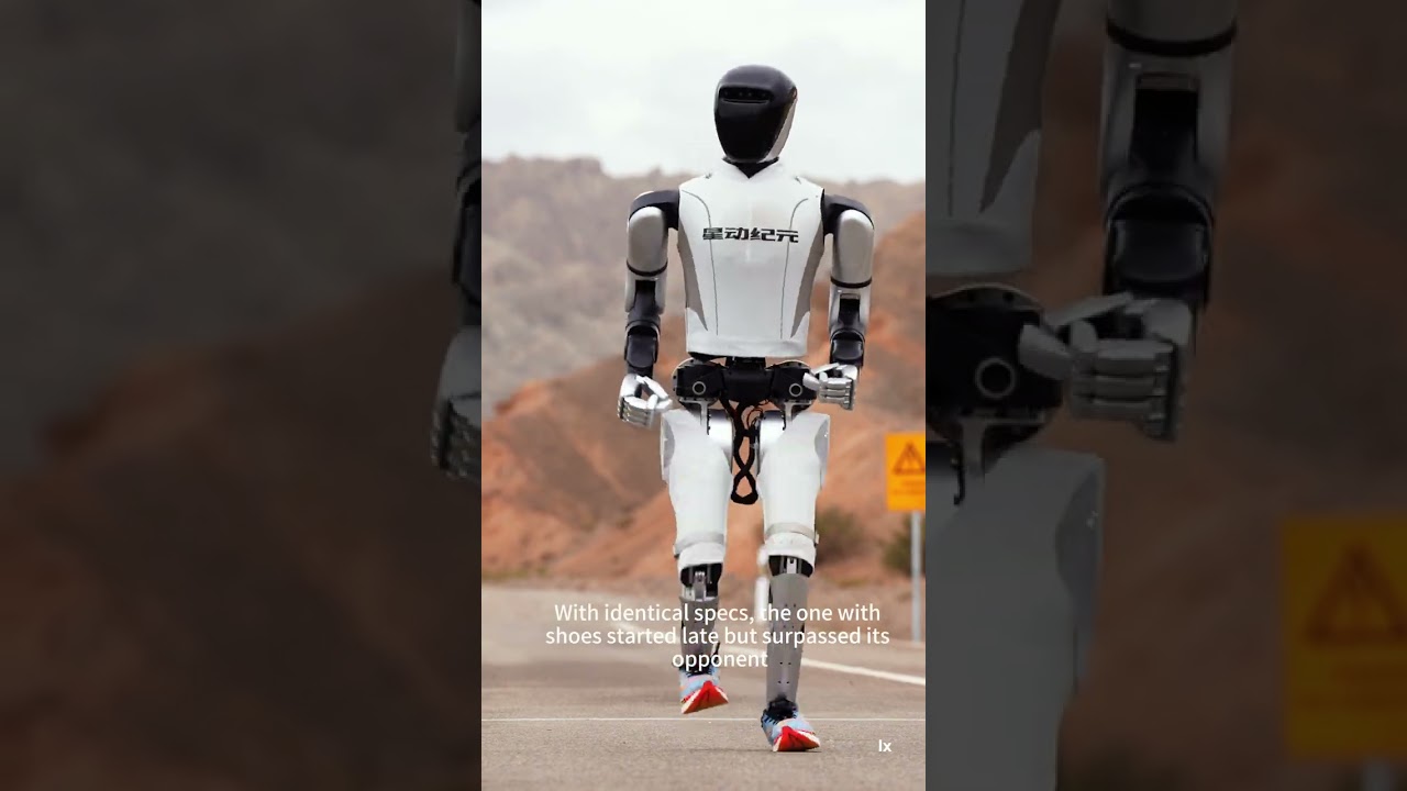 Born to run! Sneaker-wearing STAR1 navigates Gobi Desert with ease - YouTube