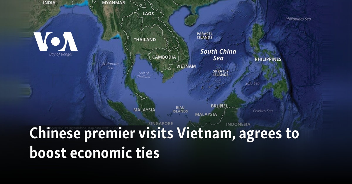 Chinese premier visits Vietnam, agrees to boost economic ties