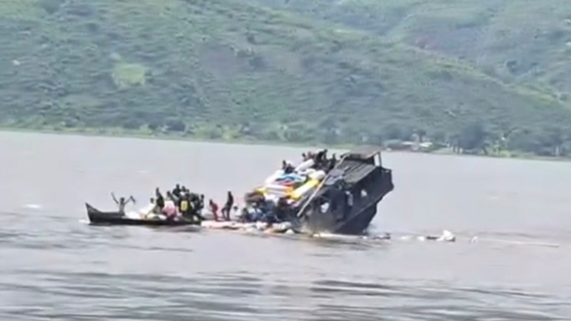 Congo violence forces people to use often-risky boats to travel