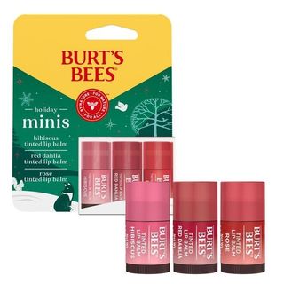 Burt's Bees Mini Tinted Lip Balms Holiday Gift Set Trio