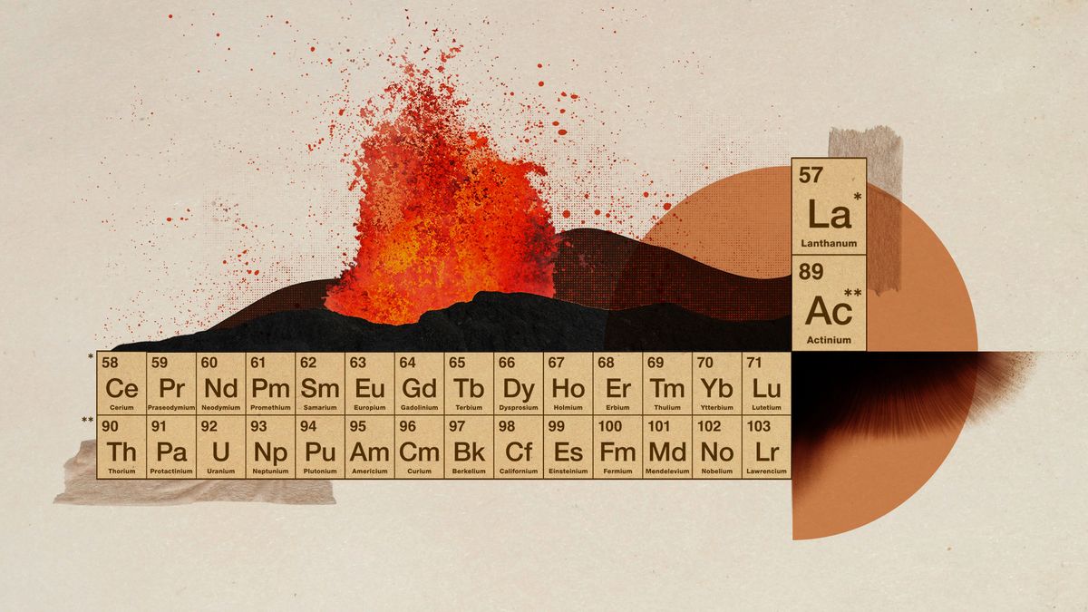 Extinct volcanos are a treasure trove of elements