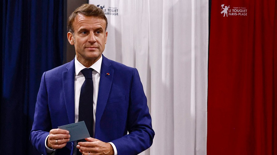 France’s Macron calls for end to arms deliveries for use in Gaza