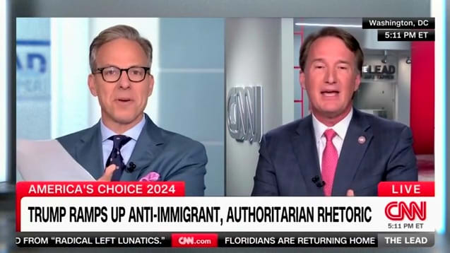 Frustrated Jake Tapper Calls Out GOP Guv Over Trump Denial