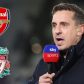 Gary Neville begs Arsenal to avoid obvious excuse if they're humbled by Liverpool