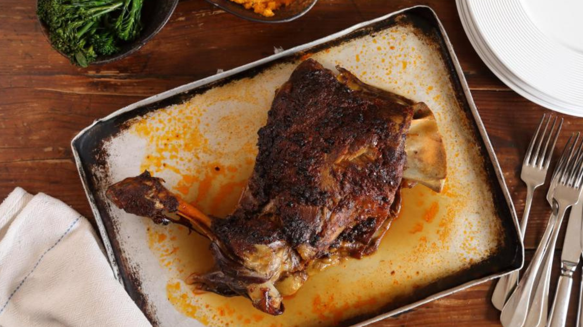 Gary Townsend's slow braised Moroccan spiced lamb shoulder