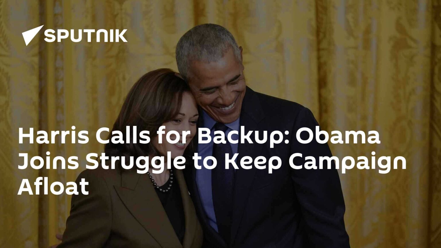 Harris Calls for Backup: Obama Joins Struggle to Keep Campaign Afloat