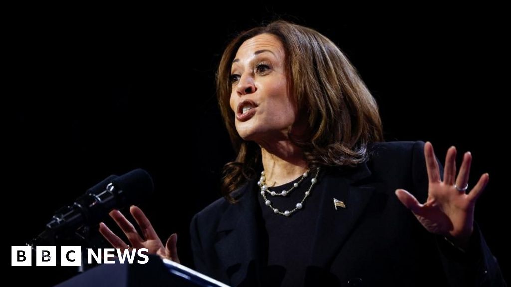 Harris courts black and Latino votes as polls suggest Trump gains