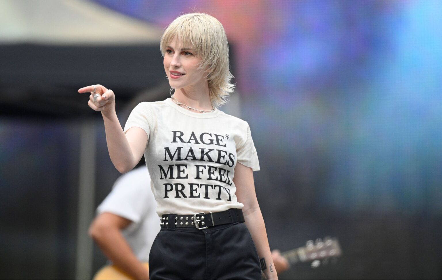 Hayley Williams of Paramore performs onstage in 2024