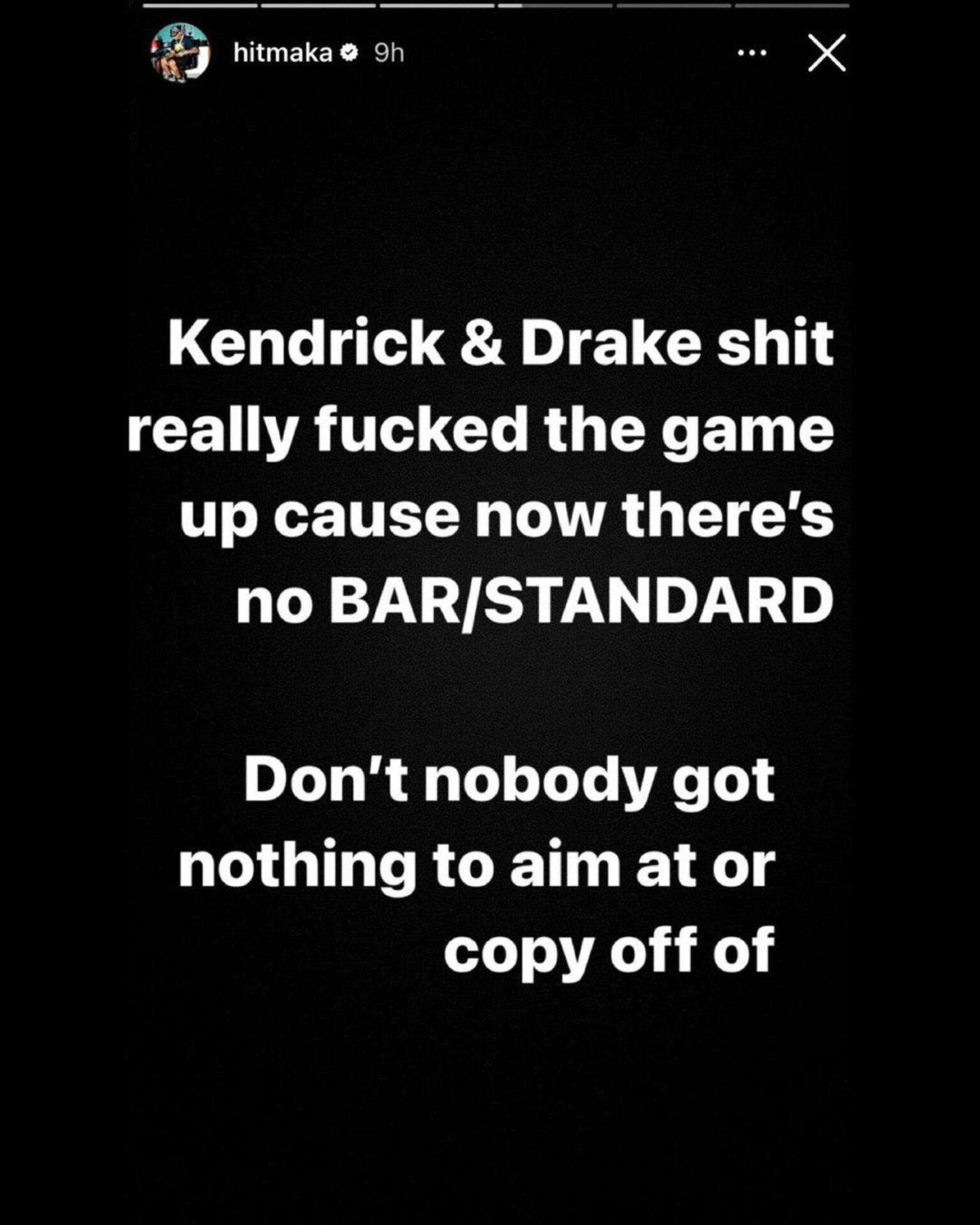 Hitmaka on Drake-Kendrick beef affecting rap