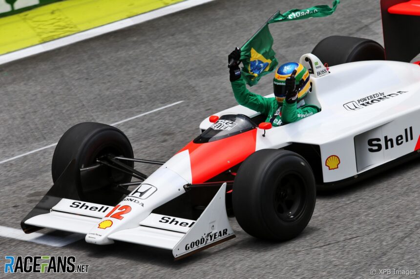 Bruno Senna, Ayrton Senna tribute, Interlagos, 2019